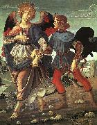 Andrea del Verrocchio Tobias und der Engel painting